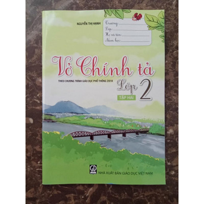 Sách - Vở Chính Tả Lớp 2 Tập 2