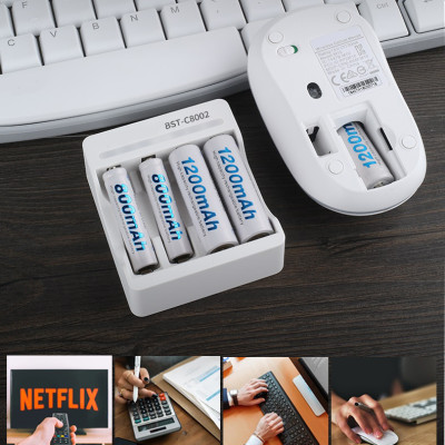 Bộ sạc pin AA/AAA 1.2V C8002 