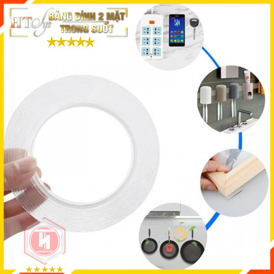 Băng keo 2 mặt ma thuật trong suốt siêu dính các dụng cụ trong nhà HT SYS
