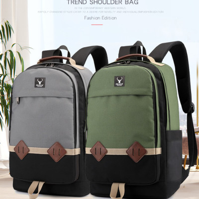 Combo Balo Thời Trang Hàn Quốc PRAZA - BL167 (Xám phối Đen) Và Túi Đeo Chéo PRAZA - DC095 (Đen)