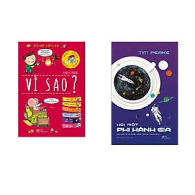 Combo 2 cuốn sách: Hỏi đáp cùng em: Vì sao?   + Hỏi đáp cùng phi hành gia