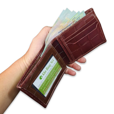 Bóp Ví Nam Thời Trang Da PU Hàng Chính Hãng - KhoNCC- ViNaCS-916 (Đen, Nâu)