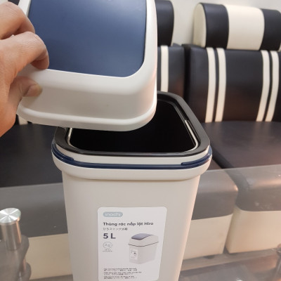 Thùng Rác Nắp Lật Hiro 5L-10L-15L Inochi