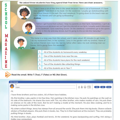 Tăng cường kĩ năng Đọc, Nghe và Giao tiếp Tiếng Anh Lớp 7