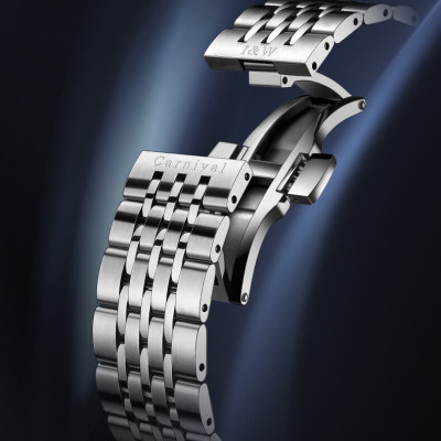 Đồng hồ nam chính hãng IW Carnival  IW731G-1 ,kính sapphire,chống xước,chống nước 50m,Bh 24 tháng,máy cơ (automatic)