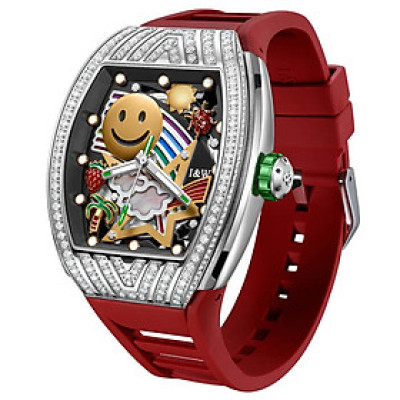 Đồng hồ nam chính hãng IW Carnival Sport IW757G-1,kính sapphire,chống xước,chống nước 50m,Bh 24 tháng,máy cơ (automatic )