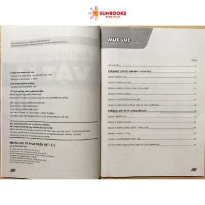 Combo 2 cuốn Nâng Cao Và Phát Triển Vật Lí và Hoá Học 10 