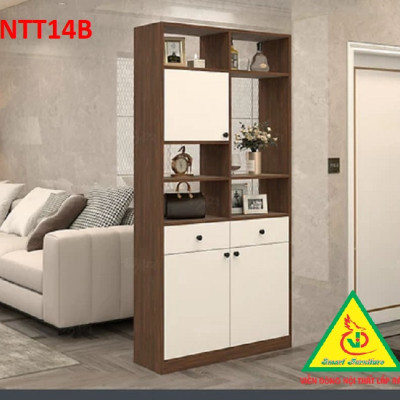 TỦ KỆ TRANG TRÍ KIÊM VÁCH NGĂN TNTT14 - Nội thất lắp ráp Viendong Adv