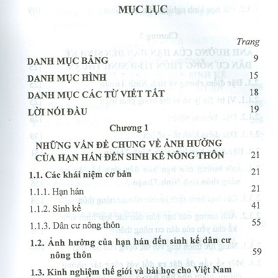 Đánh Giá Ảnh Hưởng Của Hạn Hán Đến Sinh Kế Dân Cư Nông Thôn Tỉnh Ninh Thuận (Sách Chuyên Khảo)
