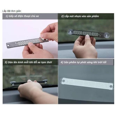 Thẻ ghi số điện thoại trên ô tô mẫu mới