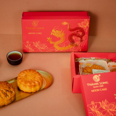 Hộp 2 bánh trung thu 2 trứng 270g - Thành Long (540g) - Việt Nam