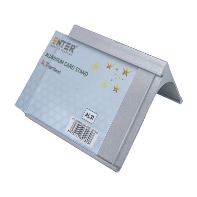 Bảng thông tin để bàn nhôm Enter AL31 100x75mm, Khung thông tin sản phẩm, Khung bảng giá, Kệ trưng bày để bàn