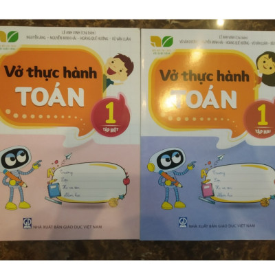 Sách - Combo Vở thực hành Toán lớp 1 (2 tập)