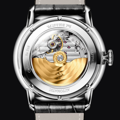 Đồng hồ nam Poniger P723-5 Chính hãng ,Kính sapphire nguyên khối ,chống xước,chống nước 50m,mặt xanh vỏ trắng dây da nâu ( đen) xịn,vỏ máy thép không gỉ 316L,Đồng hồ cơ (Automatic) bảo hành 24 tháng, hàng mới 100%,thiết kế trẻ trung và sang trọng