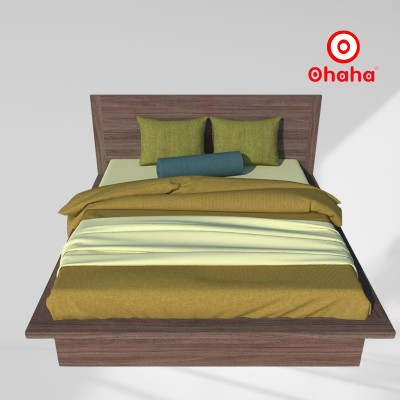 [Miễn phí vận chuyển & lắp đặt] Giường ngủ cao cấp gỗ công nghiệp thiết kế hiện đại có hộc kéo Ohaha - GC001