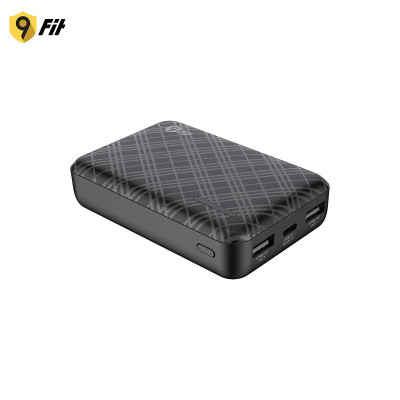 Sạc dự phòng 9FIT Lite 10,000mAh /3.7V Li-Polymer - 9PL10K03B, hỗ trợ sạc nhanh - Hàng chính hãng