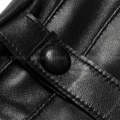 Găng tay nam da cừu cao cấp BHY5333 Lót lông giữ ấm, cảm ứng điện thoại, chống nước