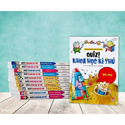 Combo Quiz! Khoa học kì thú 10 cuốn (chọn ngẫu nhiên)