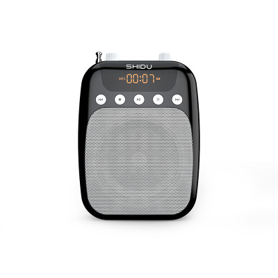 Máy trợ giảng Shidu SD-S358 - Giảng dạy hiệu quả, âm thanh sống động | Bluetooth 5.0, Thẻ nhớ, Công suất 10W, Pin 15h, FM, Ghi âm | Micro không dây, kết nối đa dạng | Thiết kế nhỏ gọn, bền bỉ | Phù hợp giảng dạy, hội họp, du lịch | Hàng Nhập Khẩu