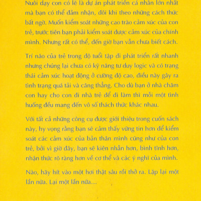 Con Tập Đi, Cha Mẹ Tập Bình Tĩnh (Bản in màu)