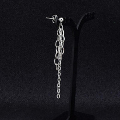 Khuyên tai bông tai xích mắt lớn nhỏ cool ngầu