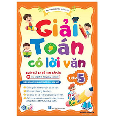 Sách - Giải toán có lời văn lớp 5 - chương trình mới (1 cuốn)