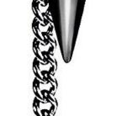 Bông tai nam thả nhọn và sợi xích TOP KPOP BT202 1 chiếc (có loại kẹp vành)