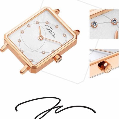 Đồng hồ đeo tay Nữ hiệu JONAS & VERUS X02060-Q3.PPWLR, Máy Pin (Quartz), Kính sapphire chống trầy xước, Dây Da Italy