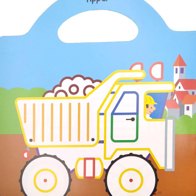 Things That Go Sticker & Colour: Trucks And Diggers