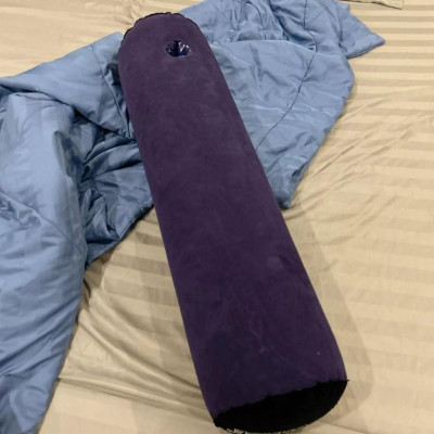 [Tặng Kèm Bơm Tay] Gối Tình Yêu Có Tay Vịn - Cho Các Đôi Tình Nhân, Gối Đệm Bơm Hơi Vải Nhung 45x35x16cm (Tùy Chọn Mẫu)