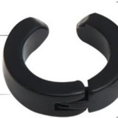 Bông Tai Nam Khoen Tròn Loại Kẹp Ko Cần Bấm Lỗ Tai Chất Liệu Thép Titan Ko Rỉ Ko Dị Ứng TT 0851 - 1 Cặp