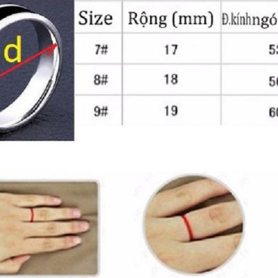 Nhẫn nam đen trắng