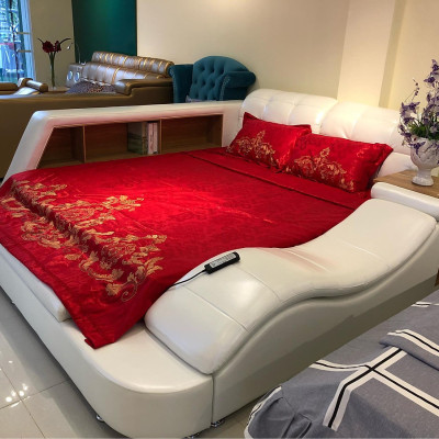Giường ngủ massage cao cấp Tundo nhiều hộc tiện lợi 