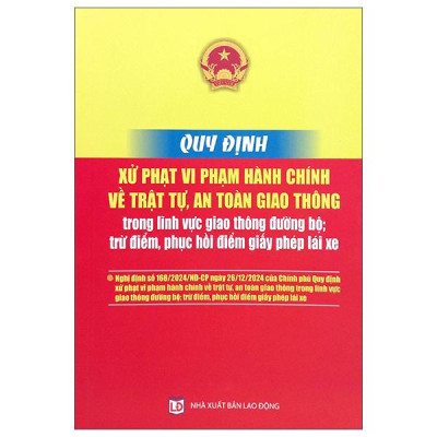 Sách - Quy Định Xử Phạt Hành Chính Về Trật Tự An Toàn Giao Thông