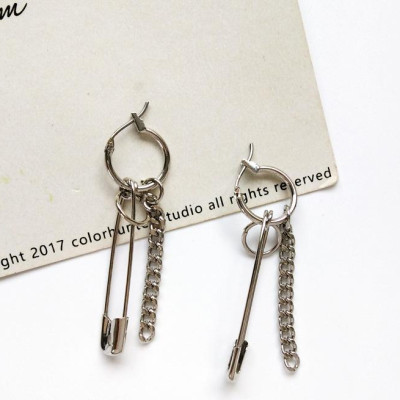 Bông tai thiết kế ghim băng  siêu phẩm