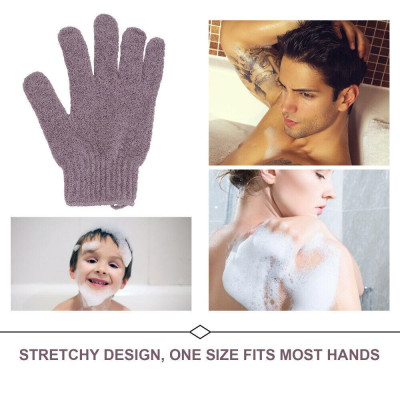 Găng tay tắm Cơ Thể tế bào chết Bao tay tẩy da chết Loại Xịn (1 đôi) có móc treo