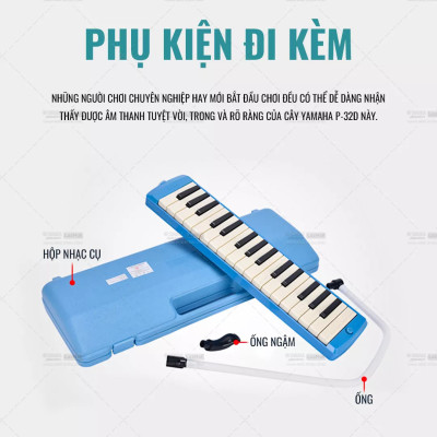 Kèn Thổi Pianica 32 phím đàn Yamaha P-32D
