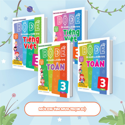 Combo Bộ đề ôn luyện và kiểm tra Tiếng Việt lớp 3 (2 Tập)