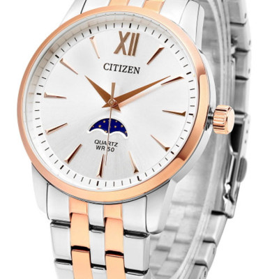 Đồng Hồ Nam Citizen Dây Thép Không Gỉ AK5006-58A - Mặt Trắng