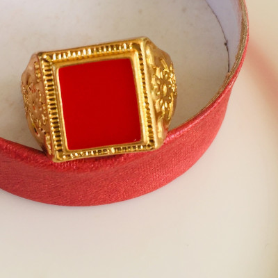 Set Nhẫn Nam Phong Thủy, Đính đá Cẩm Thạch, Điêu khắc tinh xảo, Mang Lại May Mắn, Tài Lộc, Thiết kế Free size, Phù Hợp Nam từ 55 - 80kg