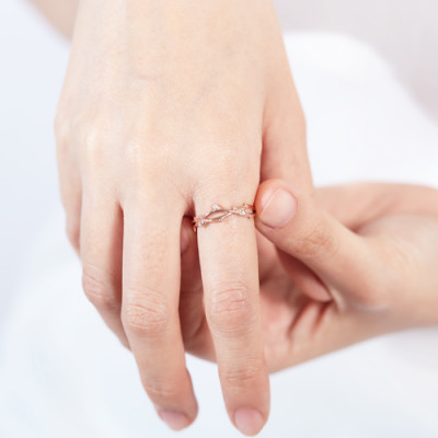 Nhẫn bạc đơn giản nụ hoa rẻ đẹp Gix Jewel N21