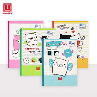 HH - Tập 96Tr Class Heo Boo, 4 Ly Ngang, 96 Tr, Đl 80/90-92L (5Q/Lốc)( Giao Mẫu Ngẫu Nhiên)