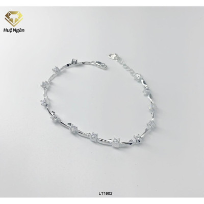 Lắc tay bạc 925 Huệ Ngân - Nụ và lá LT1902