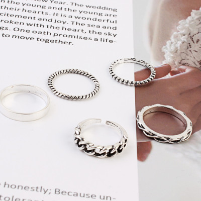 Bộ set 5nhẫn Kim Tae Hyunh (V - BTS) bao ngầu, siêu hot. Nhẫn thần tượng V BTS