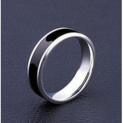 Nhẫn nam đen trắng