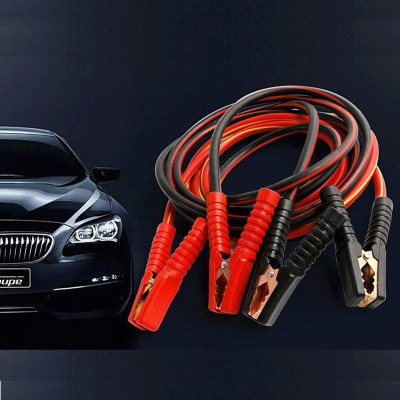 Combo Dây Câu Kích Bình Ắc-Quy Cho Xe Ô Tô 2000AMP Kích Thước 4 mét và Búa thoát hiểm Ô tô đa năng