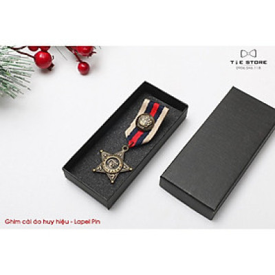 Ghim cài áo vest - ghim huy hiệu - Full box