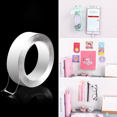 Băng Keo Nano Dán 2 Mặt Trong Suốt - Băng Dính  Đa Năng Dán Tường Treo Đồ, Treo Tranh Ảnh, Cố Định Vật,...Hàng Cao Cấp