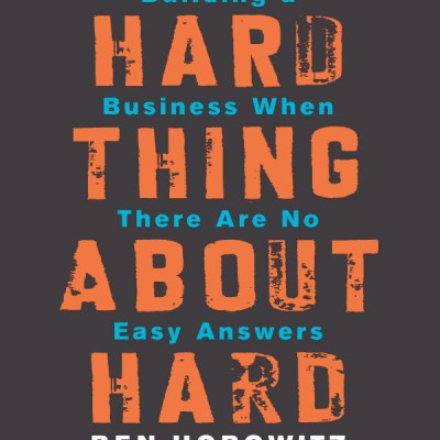 The Hard Thing About Hard Things : Building a Business When There Are No Easy Answers (Hardback)