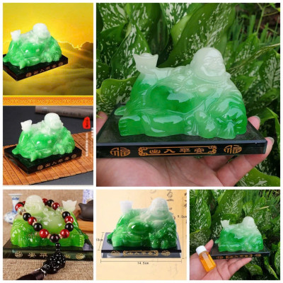 Tượng Ngọc Đá Phong Thủy Có Ngăn Nước Hoa Gắn Taplo ÔTO, Để Bàn Làm Việc – Loại Đẹp Sang Trọng, Mang Lại May Mắn